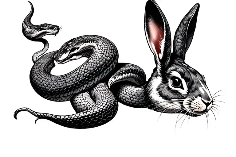 Ox Snake Rabbit Bracer Embossed