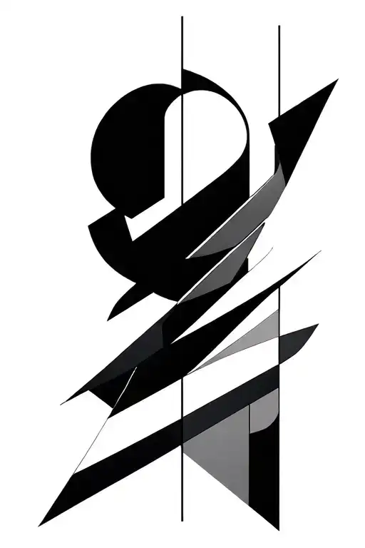 Geometric Background Black And White