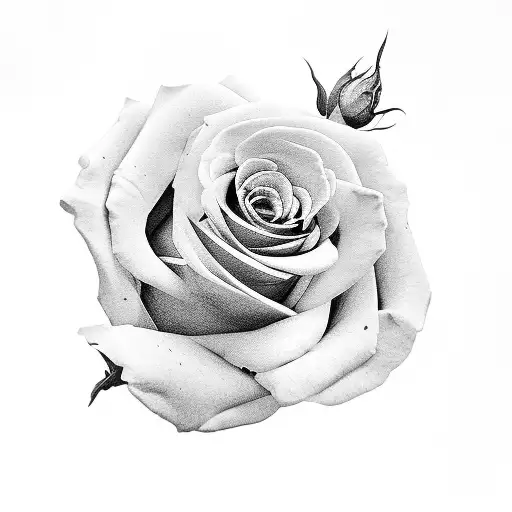 Black And White Slander Dj Art With Roses