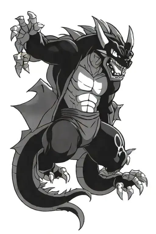 Dragon Ball Z And Charizard Crossover