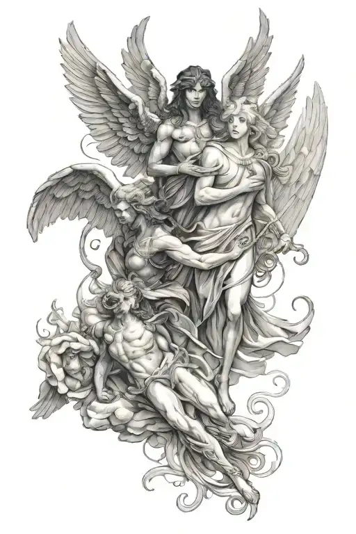 Guardian Angel And Demon