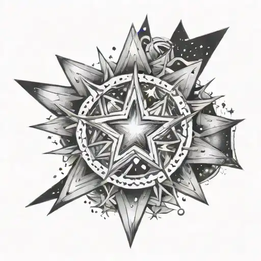 Galaxy Stars Small Tattoo Arm