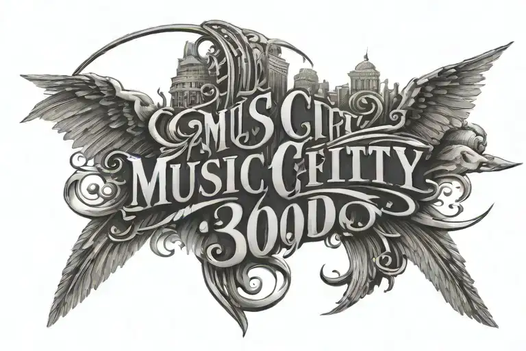 Music City In 300 Movie Font
