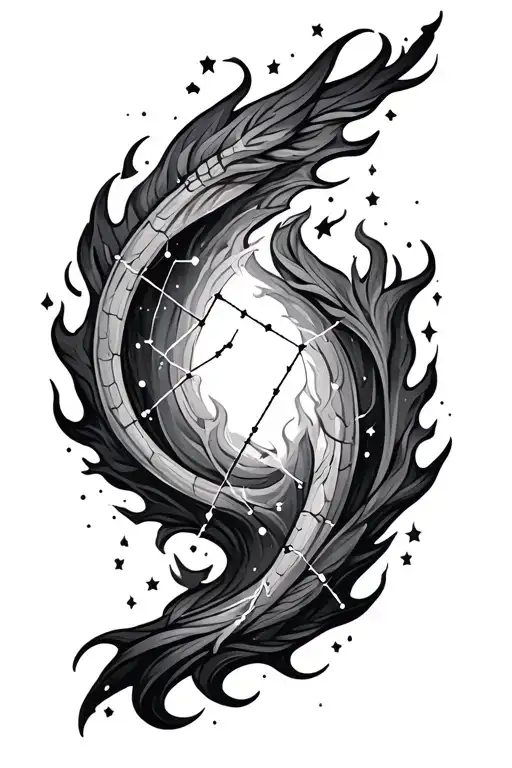 Fire Saggitarius Constellation