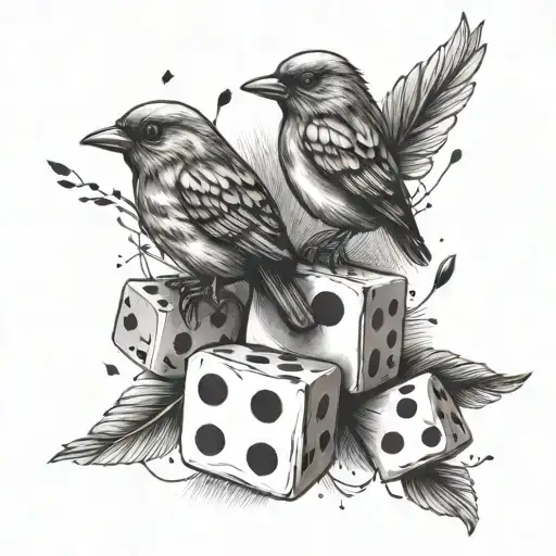 Dices And Bird