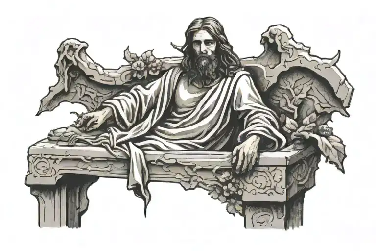 Resurrection Of Jesus Christ Tomb Stone