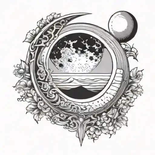 Arch With Representation Of The Moon