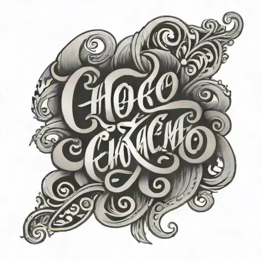 Chocano Lettering Style