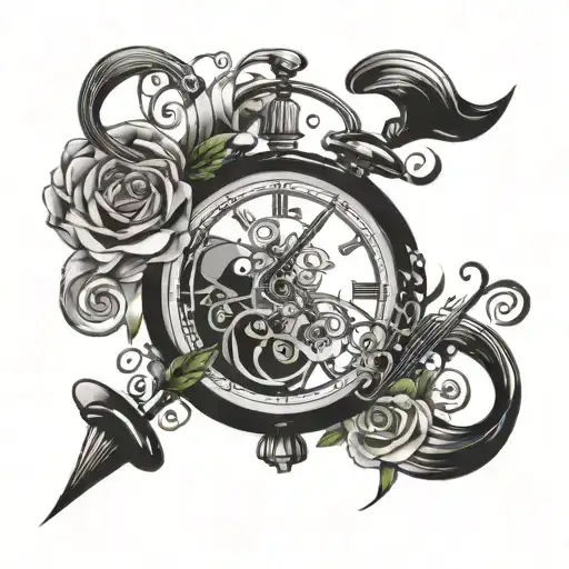 Music And Time Minimalist