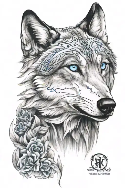 Wolf Blue Eyes
