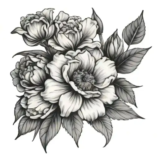 August Birth Flowers Blooming