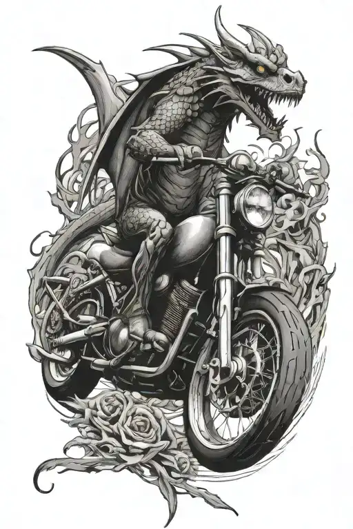 Motorcycle Guitar Dragons