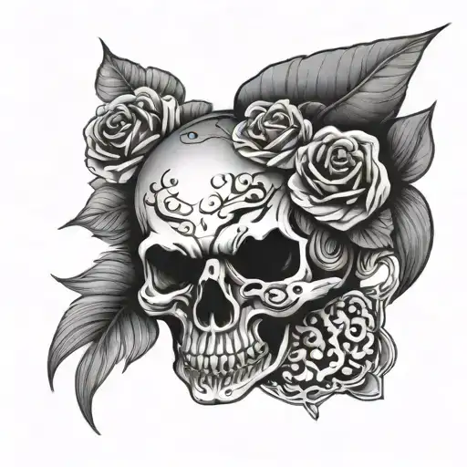 Skull And Lips