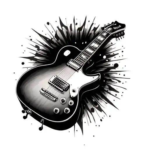 Guitar And Armidillo