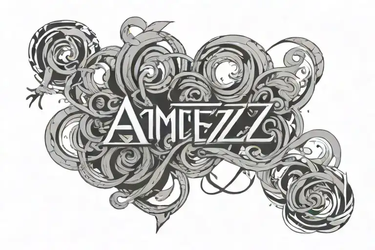 Lyrics Of Song Mist From Ateez Logos Intertwined With Music