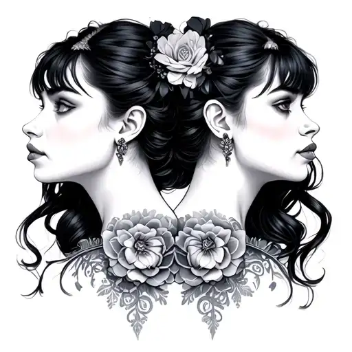 Gemini Twin Girls