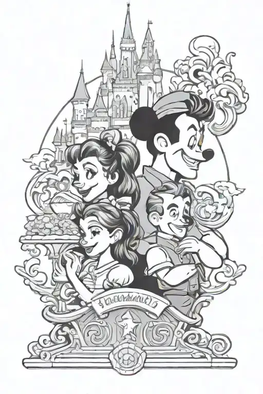 Disney World Father Daughter