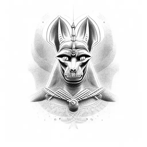 Dark Anubis Egyption God Neck