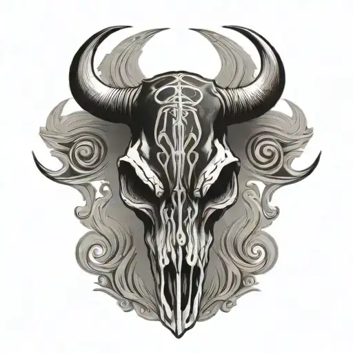 Longhorn Skull
