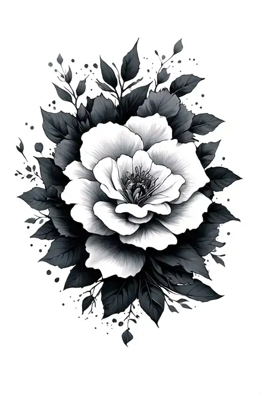 Black And Nuanced Gray Shade