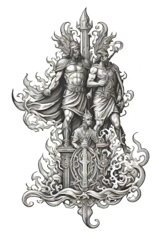 Shadrach Meshach And Abednego In Fire