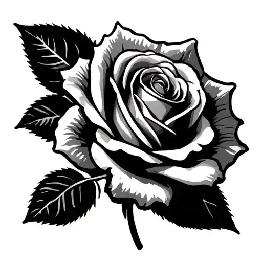 Rose With Sign Enough