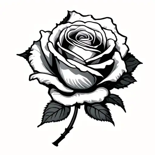 Rose With Sign Enough