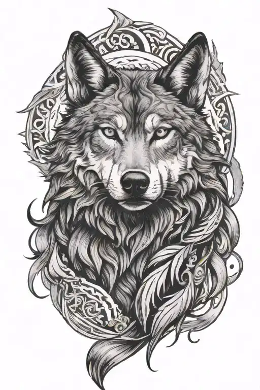 Wolf Drawing Style