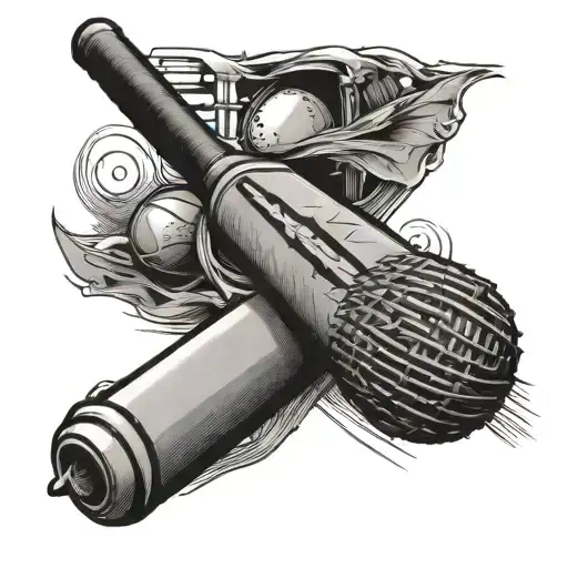 Cricket Bat And Ball