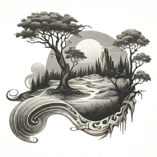 Pyla Dune And Forest