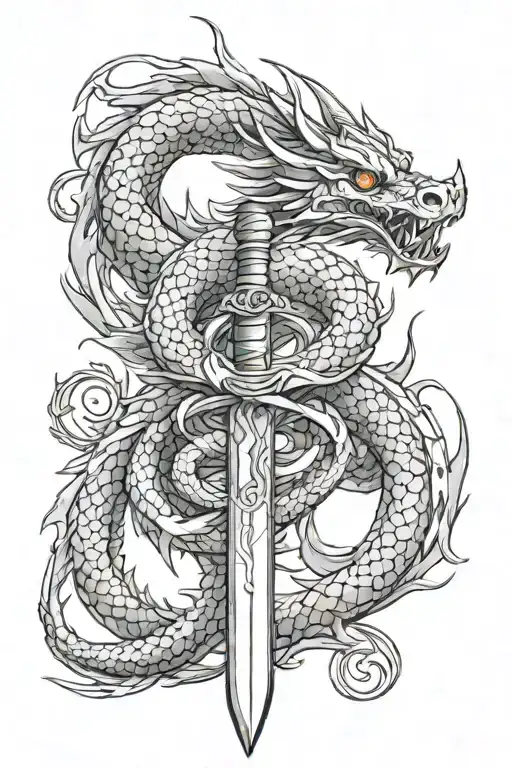 Dragon Sword Intertwined