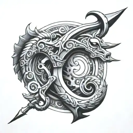 Sagittarius And Aries Infused Weapon