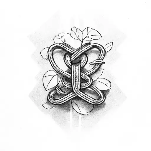 Vine With Chain Link Attached Together