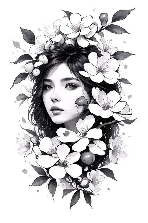 Cherry Blossoms Falling