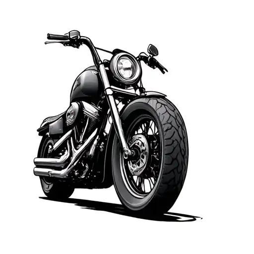Car Lover Harley Davidson Motorcycle