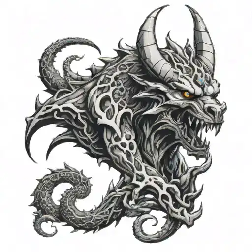 100 Demon Beast Scale Forearm