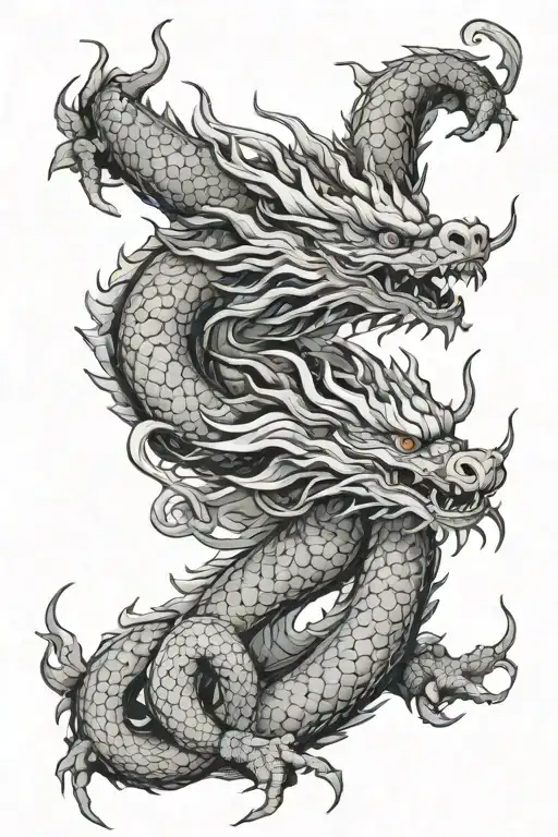 Japanese Dragon Twisted Stick