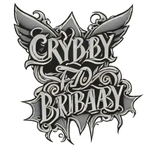 Crybaby Lettering