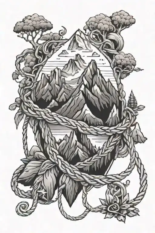 Mountain Crystalls Climbingrope