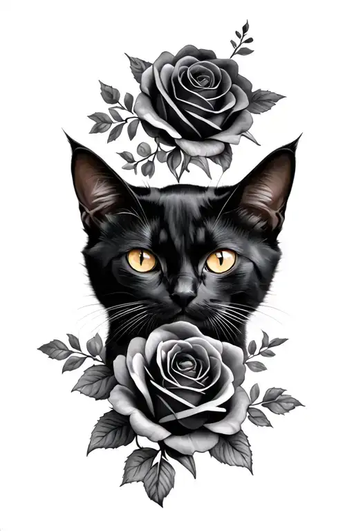 Black Cats And Roses