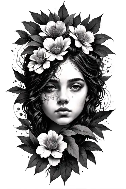 Alternitive Nature Inspired Tattoo Representing Finding Your Own Identity