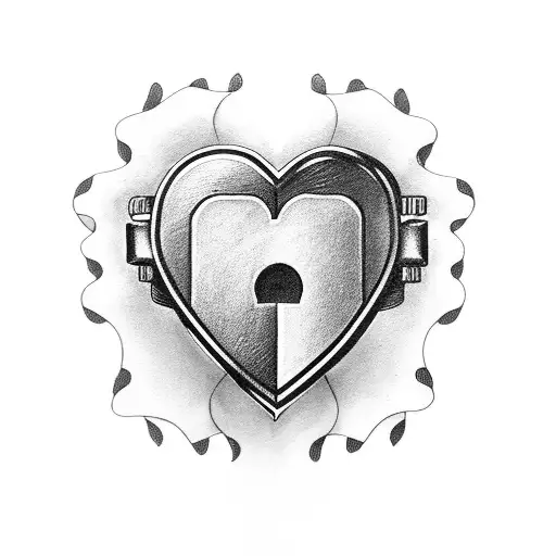 Lock Loyalty Over Love Heart