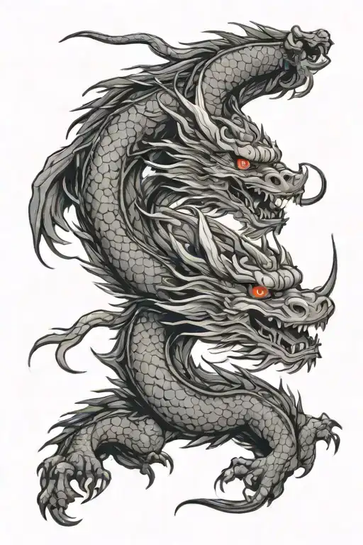 Half Sleeve Japanese Dragon