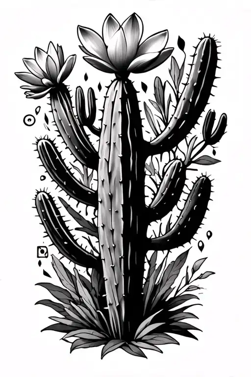 Mexican Symbols Croci Cactus Mare Delfini