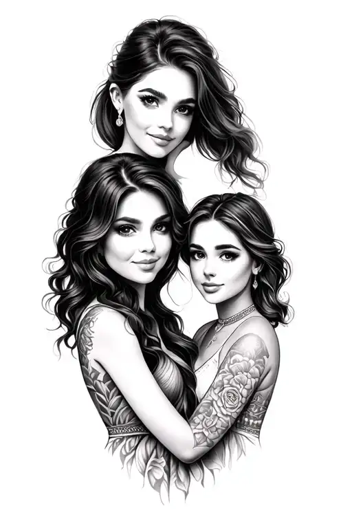 Mum Dad Lisa Erin Millie Coby