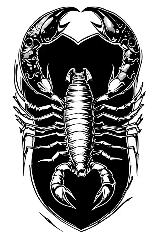 Scorpion Tattoo Tribal