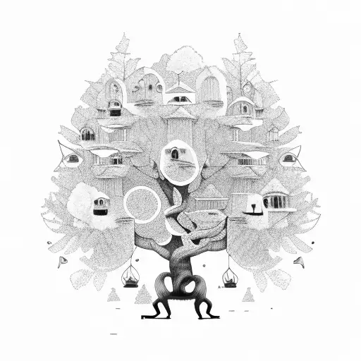 Monkey In A Tree Kingdom