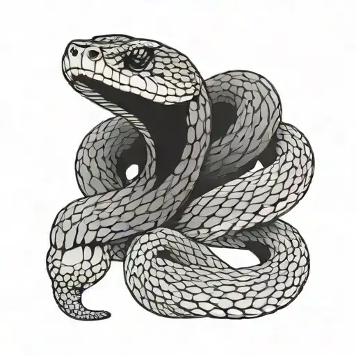 Snake Wrapped Around Sowrd