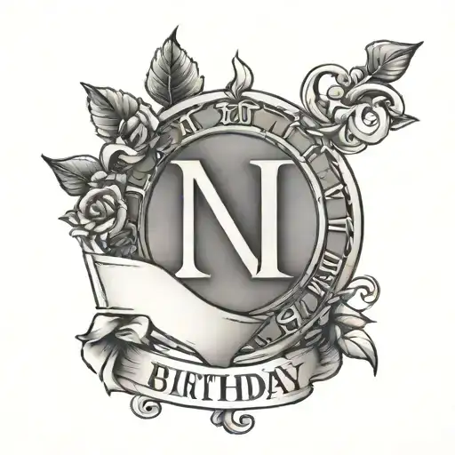 Roman Numberal Birthday Date
