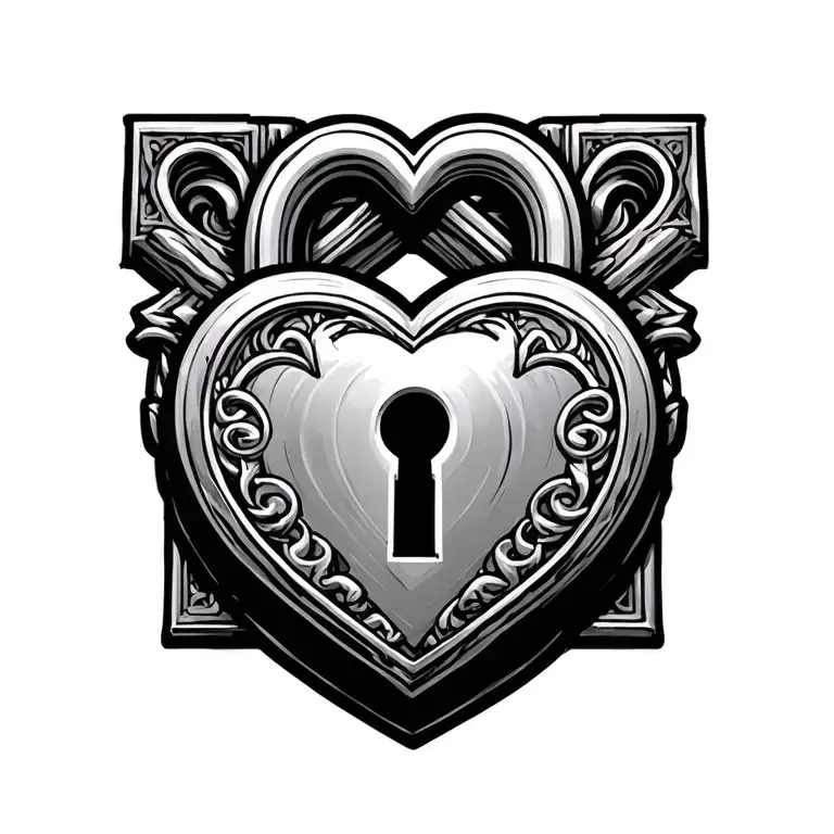 Mcmlxii Mcmlxiv In The Shape Of A Heart Shaped Lock